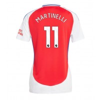 Camisa de Futebol Arsenal Gabriel Martinelli #11 Equipamento Principal Mulheres 2024-25 Manga Curta